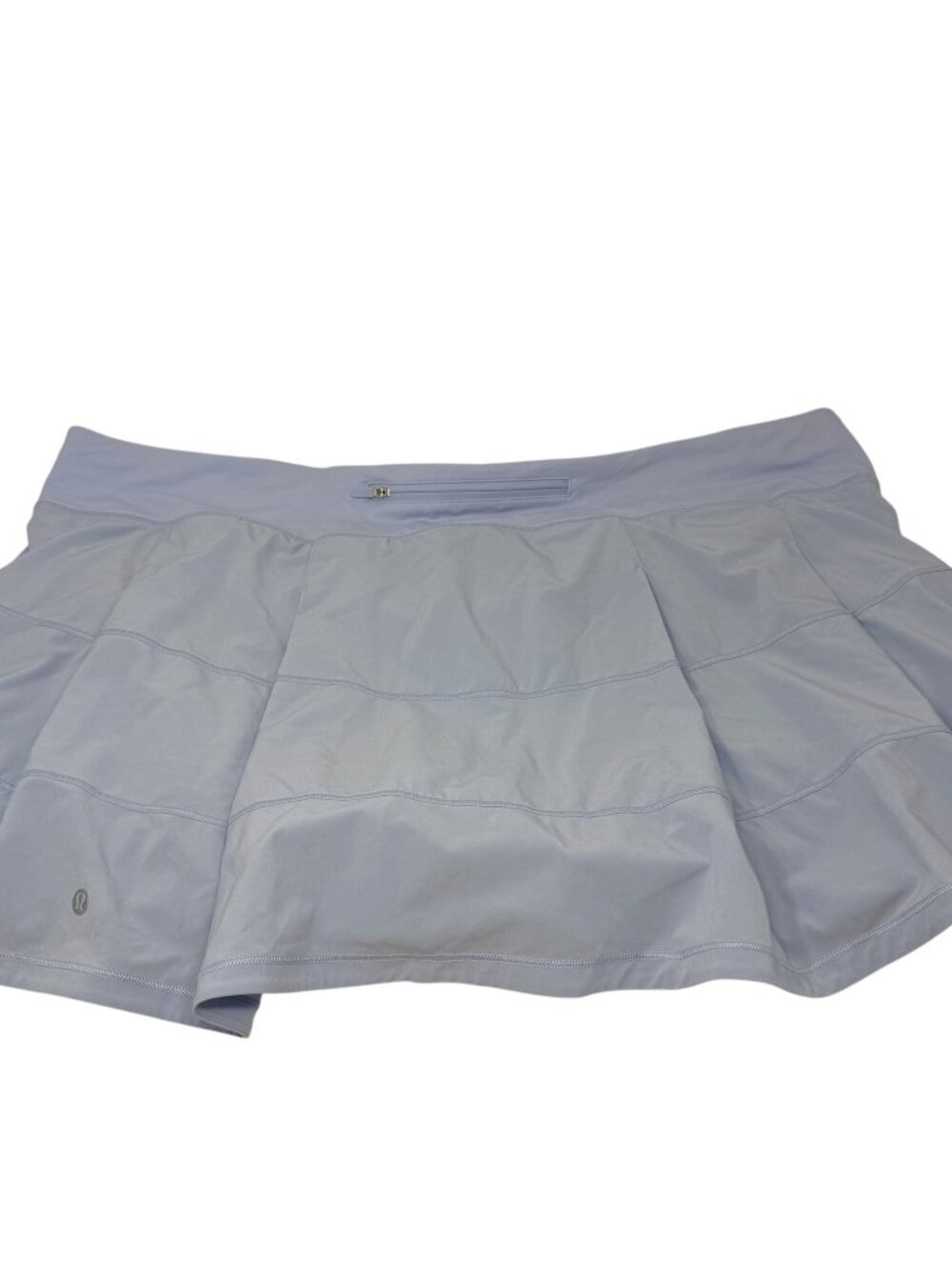 Lululemon Skort Women's Sz 20 Light Blue Pace Rival Pleated Skirt Lined Yoga Gym